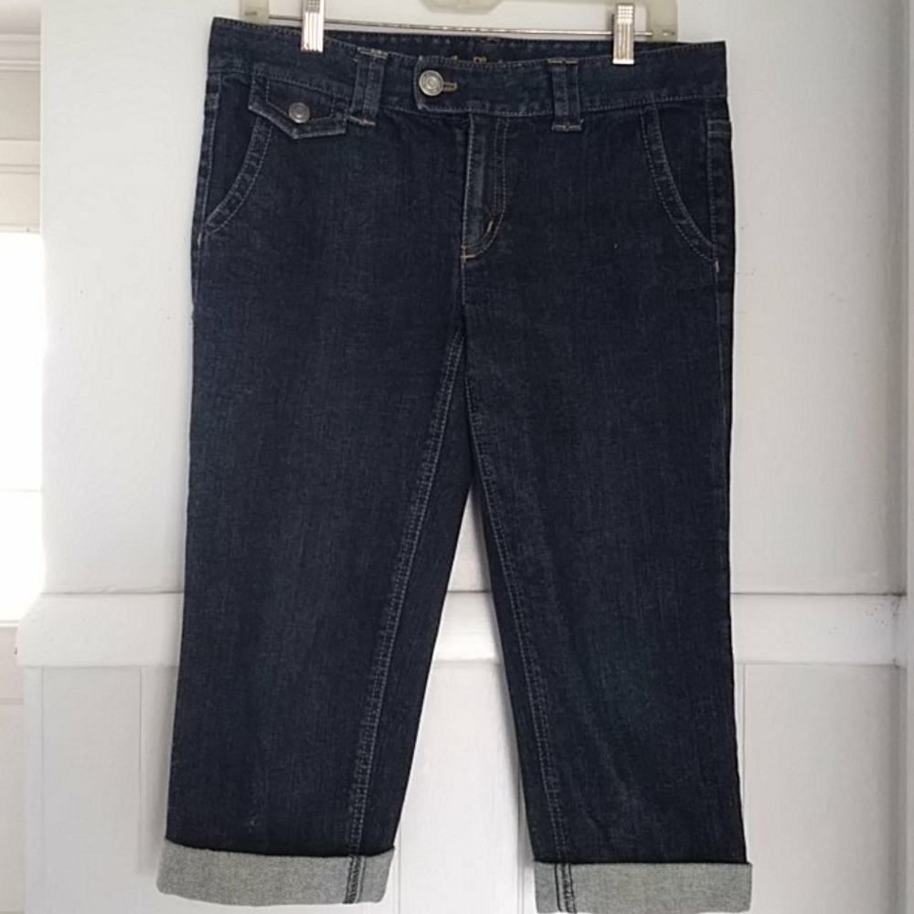Ann Taylor modern fit capri denim pants